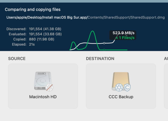 Carbon Copy Cloner Screenshot 1