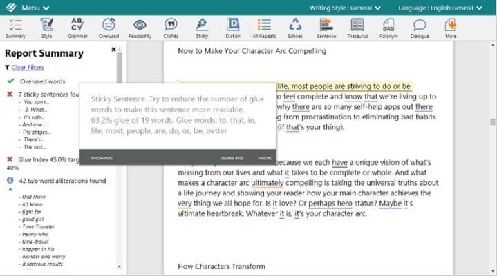 ProWritingAid for Microsoft Word