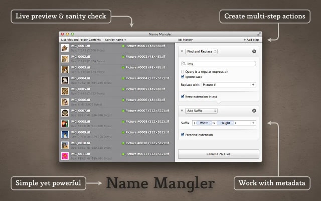 Name Mangler Screenshot 1