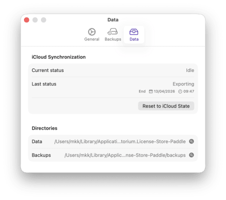 License Store Screenshot 1