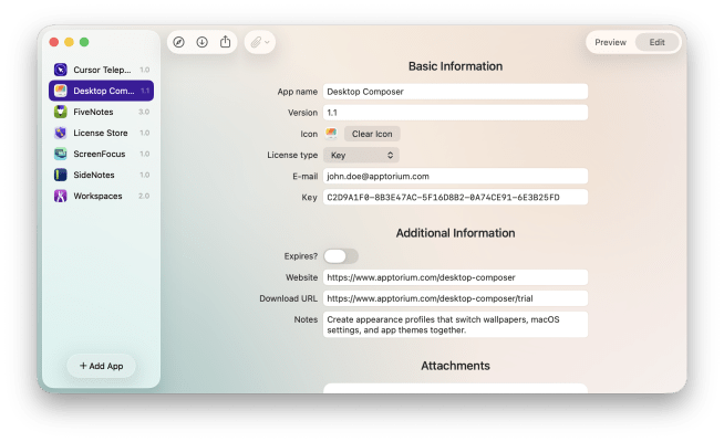 License Store Screenshot 4