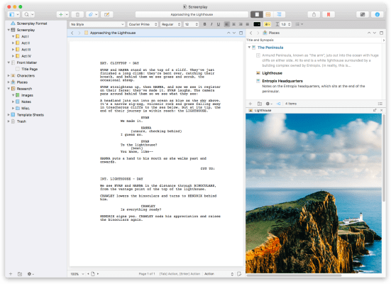 Scrivener Screenshot 3