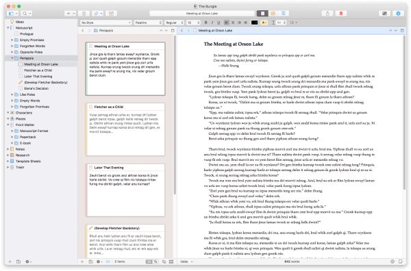 Scrivener Screenshot 8