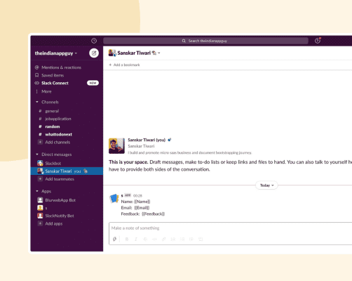 SlackNotify Screenshot 2