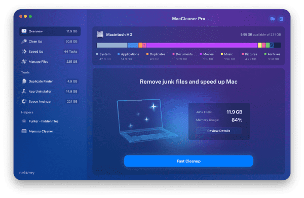 MacCleaner Pro Screenshot 1