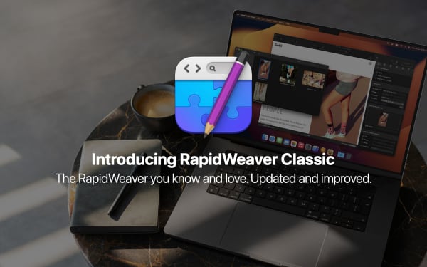RapidWeaver Screenshot 1