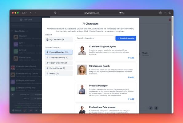 TypingMind Screenshot 3