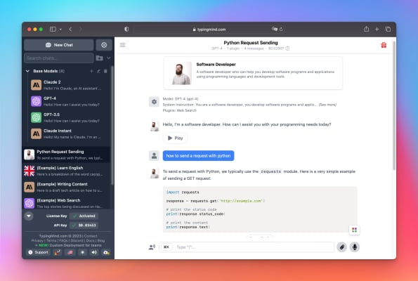 TypingMind Screenshot 4