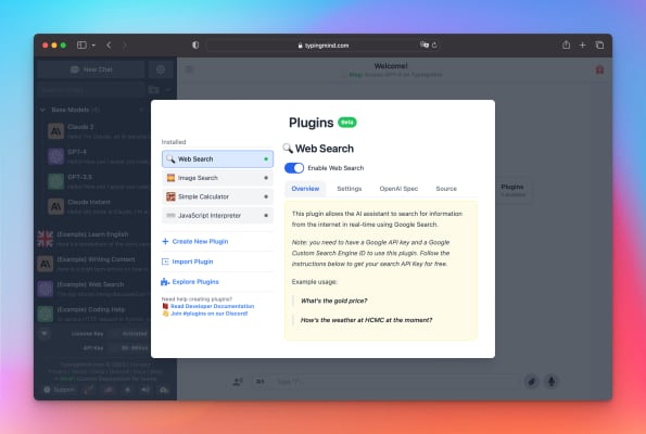 TypingMind Screenshot 5