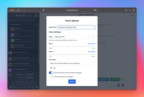 TypingMind Screenshot 6