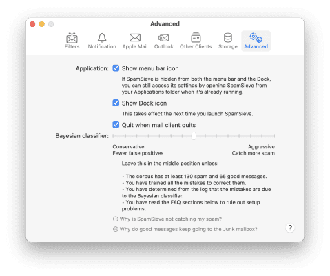 SpamSieve Screenshot 7