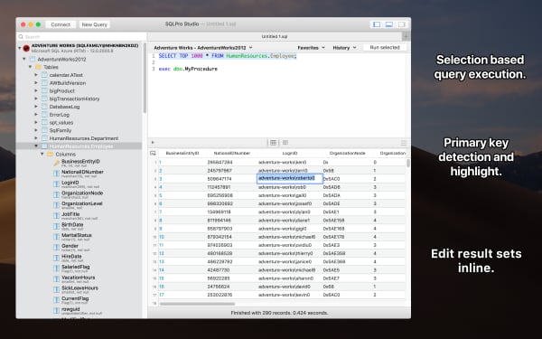 SQLPro Studio Screenshot 3