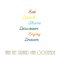 Aan het strand van Oostende