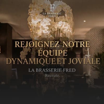 Working as a student at brasserie fred