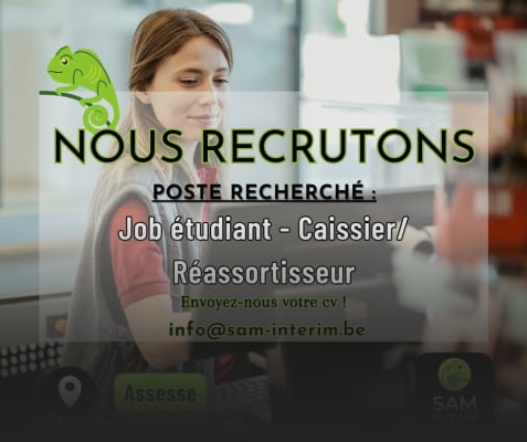Travailler en tant que étudiant chez Horeca & Sam Interim