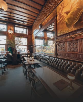 Working as a student at Brasserie Gambrinus