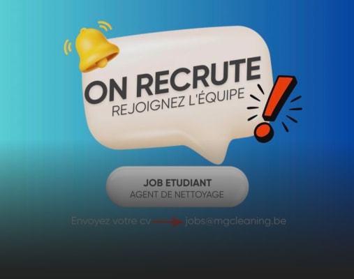 Travailler en tant que étudiant chez M&G Cleaning 
