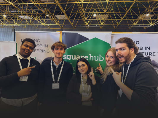 Working as a student at Squarehub
