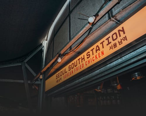 Working as a student at Seoul South Station