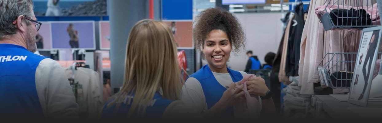 Working as a student at Decathlon Nivelles