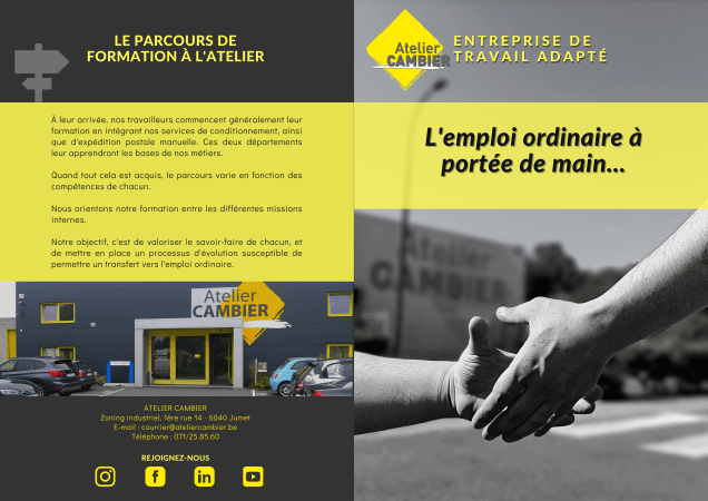 Werken bij Atelier Cambier ASBL - HR foto 