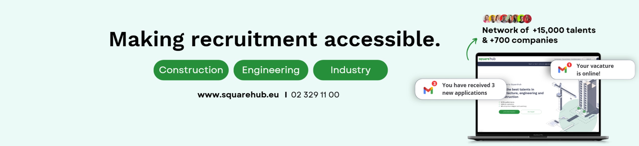 Working as an intern, student or young graduate at Squarehub