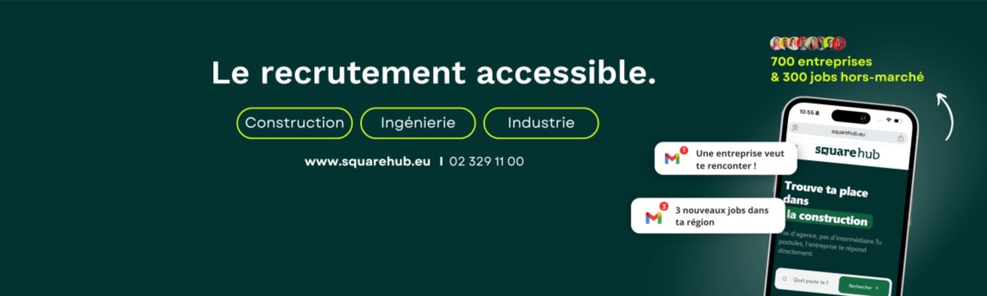 Welk als stagiair, student of young professional bij Squarehub