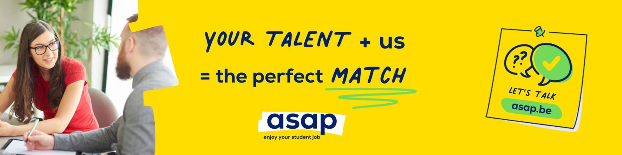 Working as an intern, student or young graduate at Asap Belgium