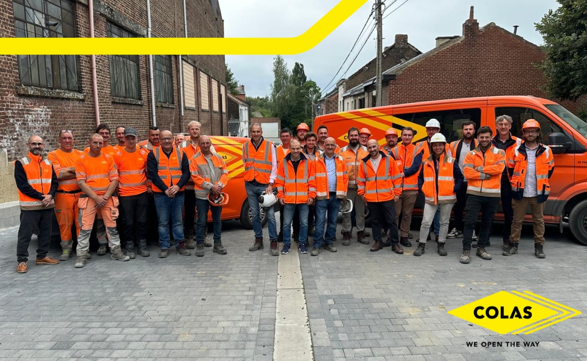 Travailler comme stagiaire, étudiant ou jeune diplômé chez Colas Belgium