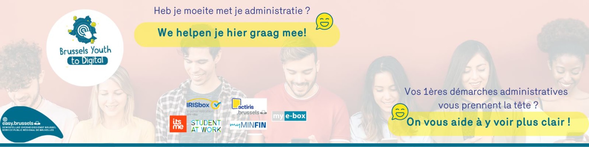 Travailler comme stagiaire, étudiant ou jeune diplômé chez easy.brussels
