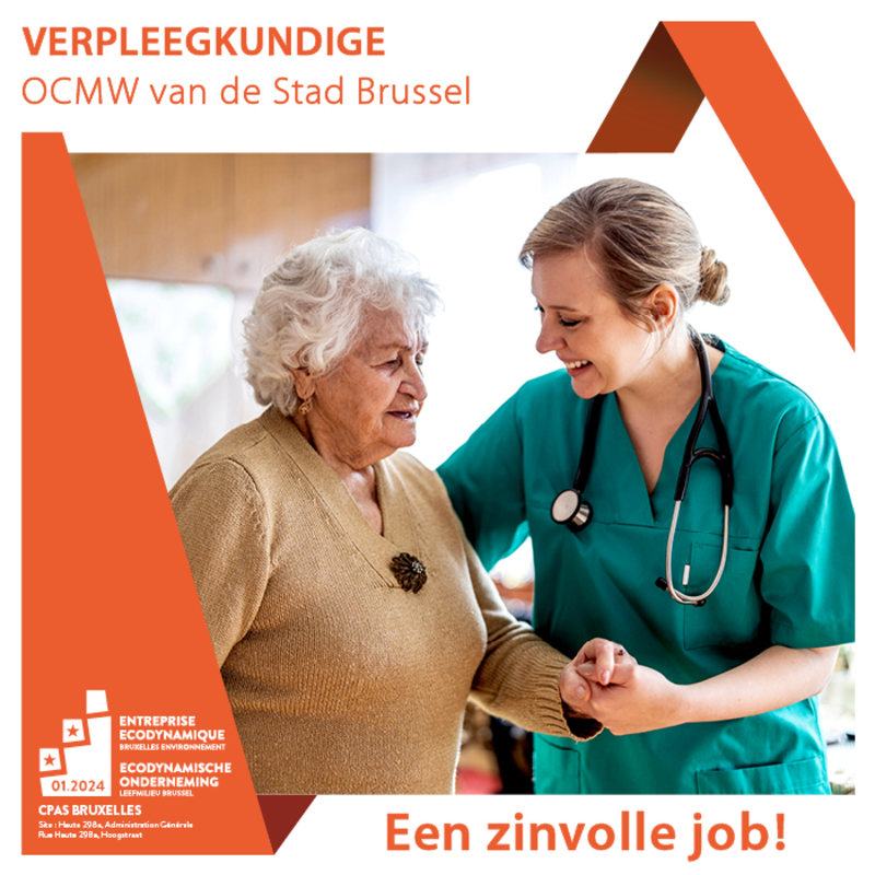 VERPLEEGKUNDIGE (V/H/X) - A4972T - startersjob bij CPAS Bruxelles / OCMW Brussel