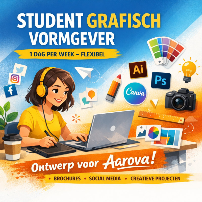 Student grafisch vormgeving - student job offer at Aarova