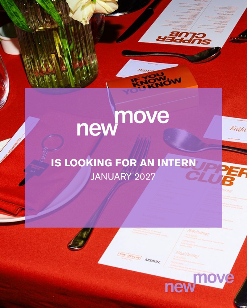 Event & Artist Management Internship - January 2026 - stage chez New Move Events 