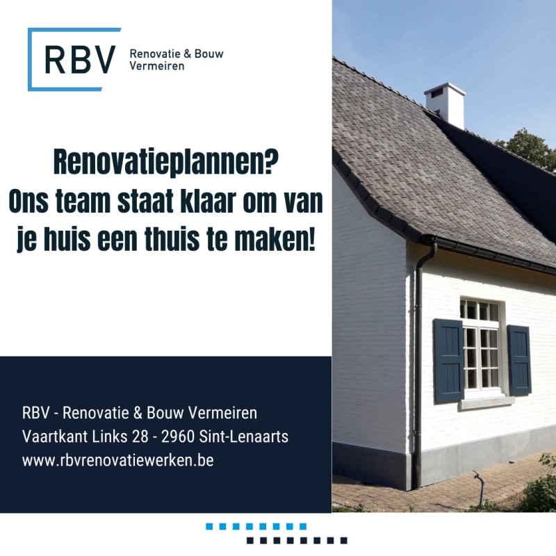 Allround Medewerker - studentenjob bij Renovatie & Bouw Vermeiren