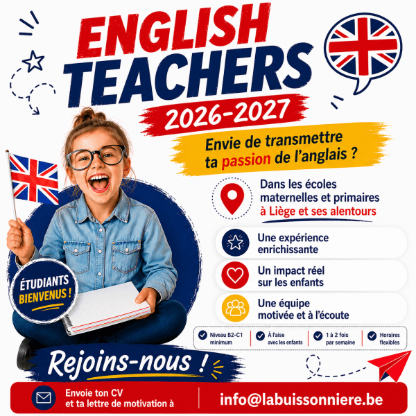 Travailler chez La Buissonnière asbl - image HR