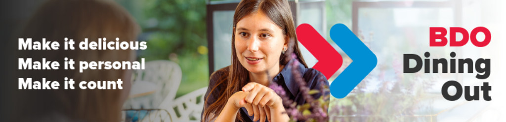 BDO Dining Out: découvrez BDO lors d'un dîner à 4 services! banner image