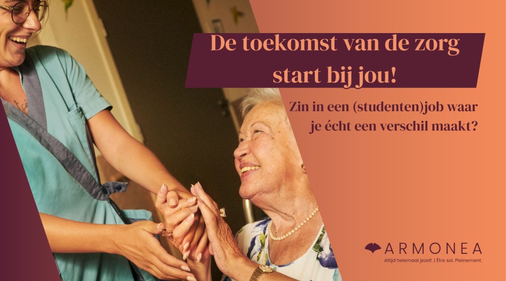 Start je verpleegkundige carrière bij Armonea én win cinematickets! banner image