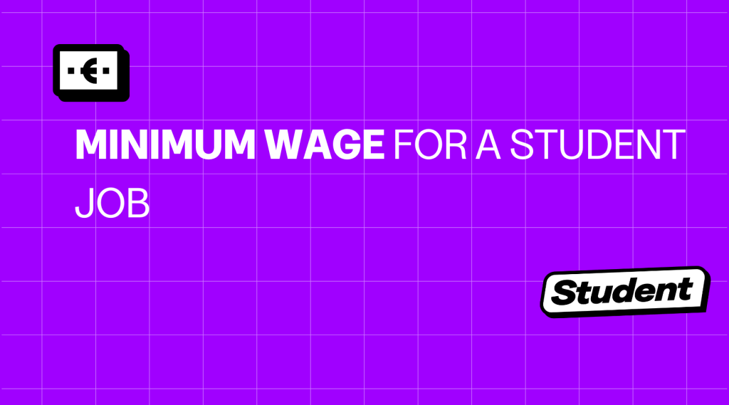 Student job pay: what is the minimum wage in Belgium? banner image