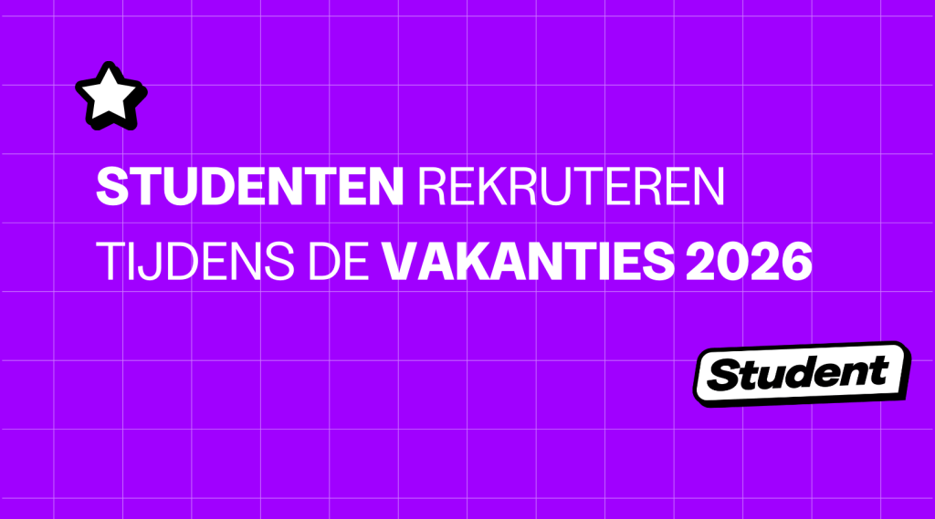 Studenten rekruteren tijdens de schoolvakanties in België: kalender 2026 en handige tips banner image