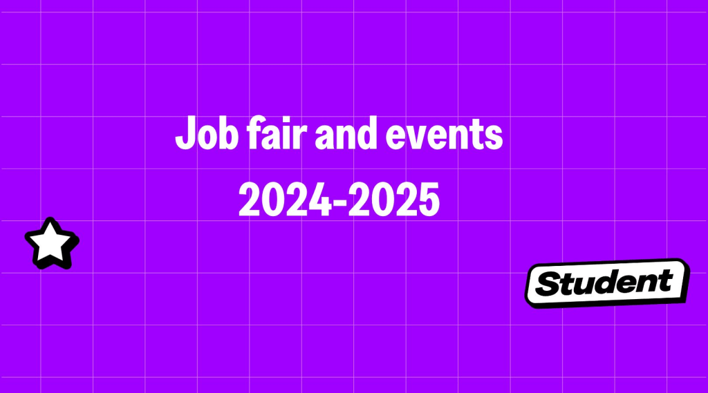 Job Fairs and Events 2024-2025 banner image