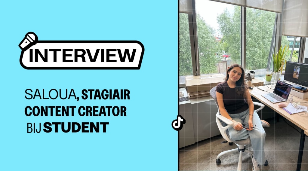 🎤 Interview – Saloua, stagiaire Content Creator bij Student banner image