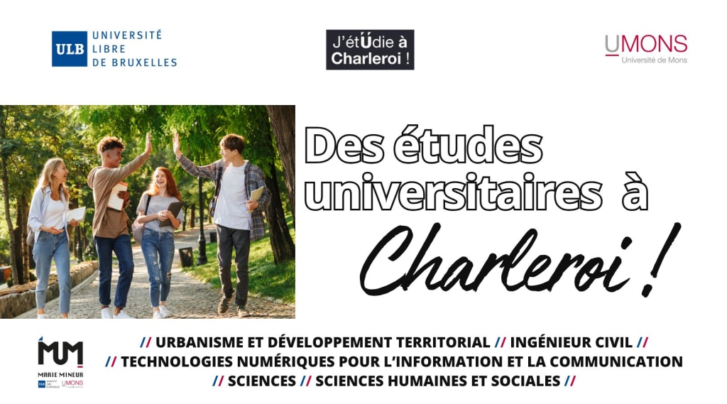 ULB-UMONS à Charleroi: Le meilleur des deux mondes universitaires ✨ banner image
