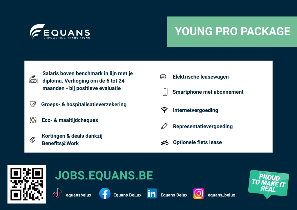Wat als jij  nu je tanden kon zetten in échte projecten bij ons? banner image