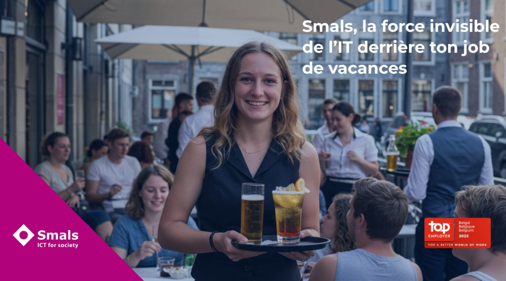 Terrasses, jobs étudiants et... serveurs informatiques ! Smals agit en coulisses banner image