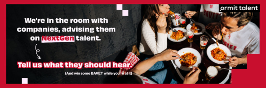 Tell us what you REALLY want from work. There's a Bavet dinner with your name on it! banner image