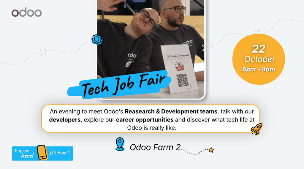 Odoo Tech Job Fair in Farm 2 banner image
