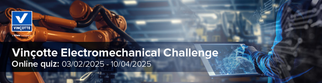 Doe mee met de Vinçotte Electromechanical Challenge! banner image