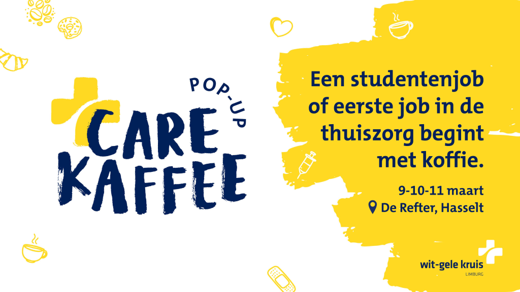 Goed beginnen doe je bij het Wit-Gele Kruis, met een koffie banner image