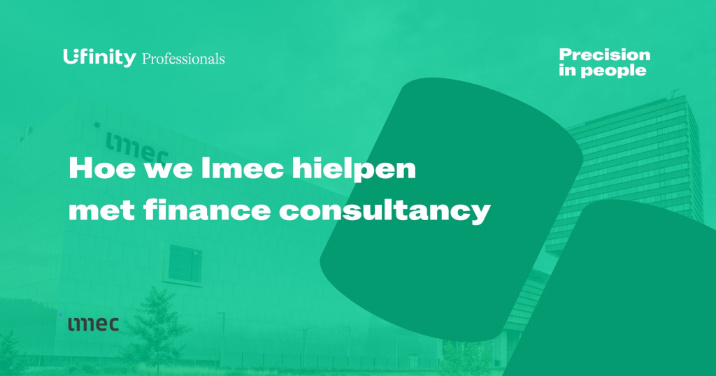 Imec | Hoe wij Imec hebben geholpen met onze Finance consultants banner image