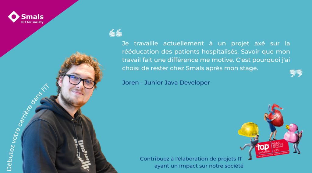 Joren : de développeur d'extensions Minecraft à développeur Java Junior chez Smals ⛏💎 banner image